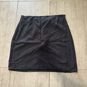 Vintage Black Wrap Skirt